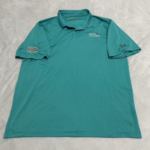 Under Armour Polo Shirt XXL Golf Portland Open Winco Kraft Foods Sanderson Farms - Picture 4 of 11